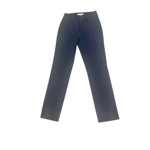 Vince Navy Dress Ponte knit ankle straight leg Pants belt loops size 2